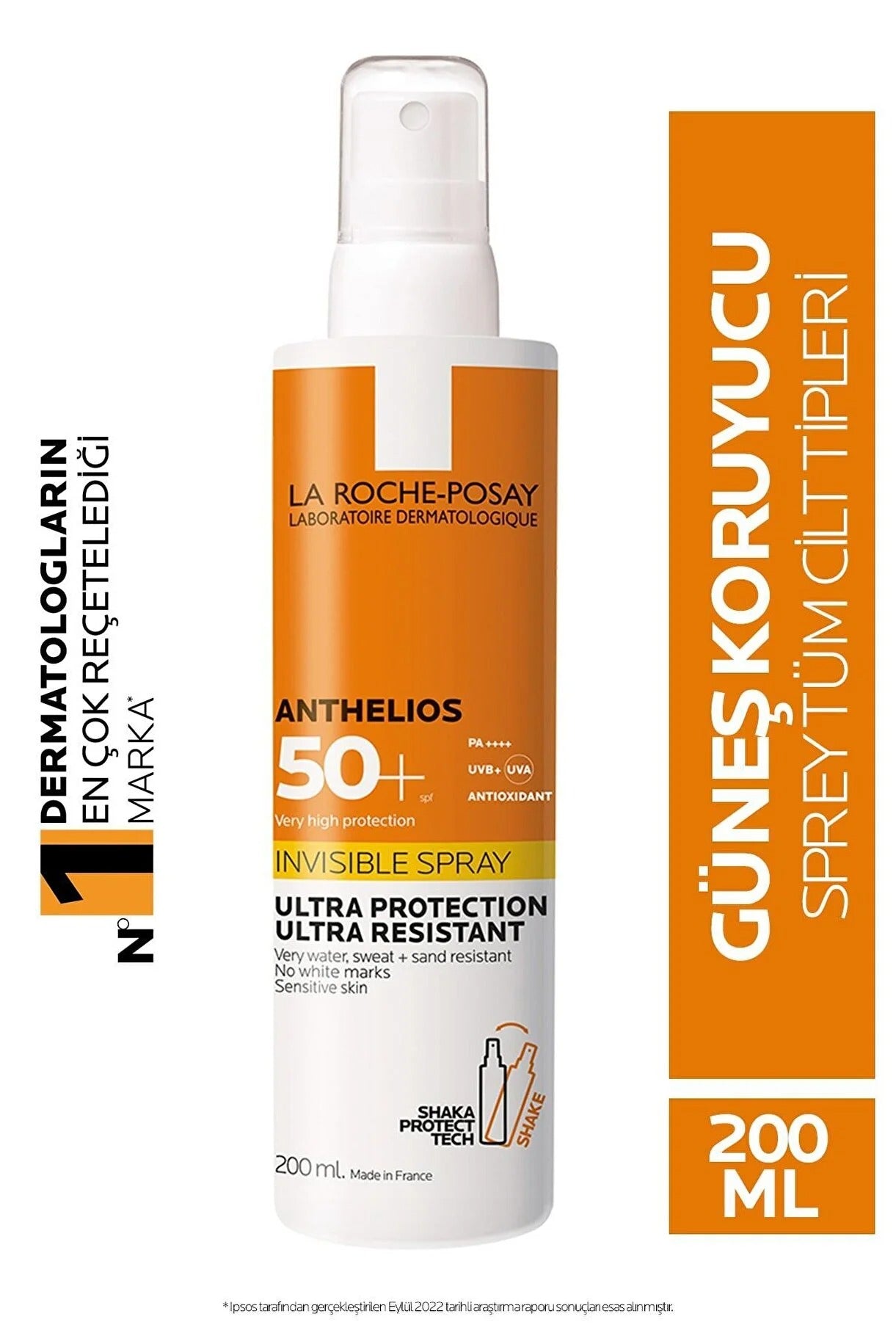 RochePosey Anthelios SPF50 Invisible Yüksek Korumalı Vücut Güneş Kremi Spray 200ml
